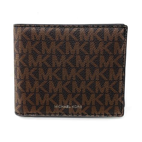 michael kors wallet mens brown|brown designer inspired wallet.